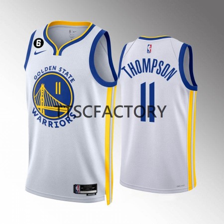 Camiseta Hombre Golden State Warriors Klay Thompson 11 Nike 2022-23 Association Edition Blanco Swingman